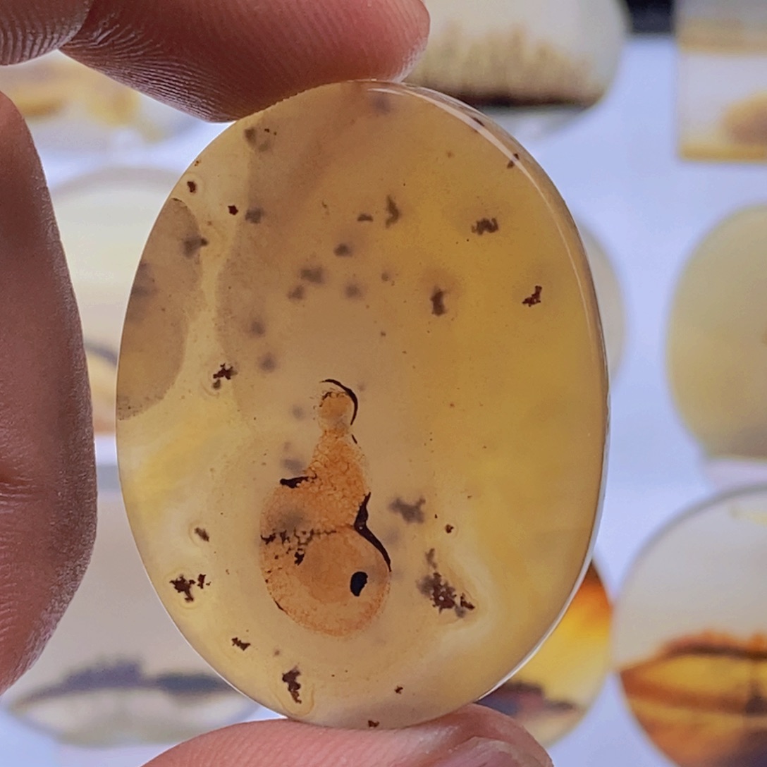 玛瑙/玉髓未镶嵌吊坠(不含链)26