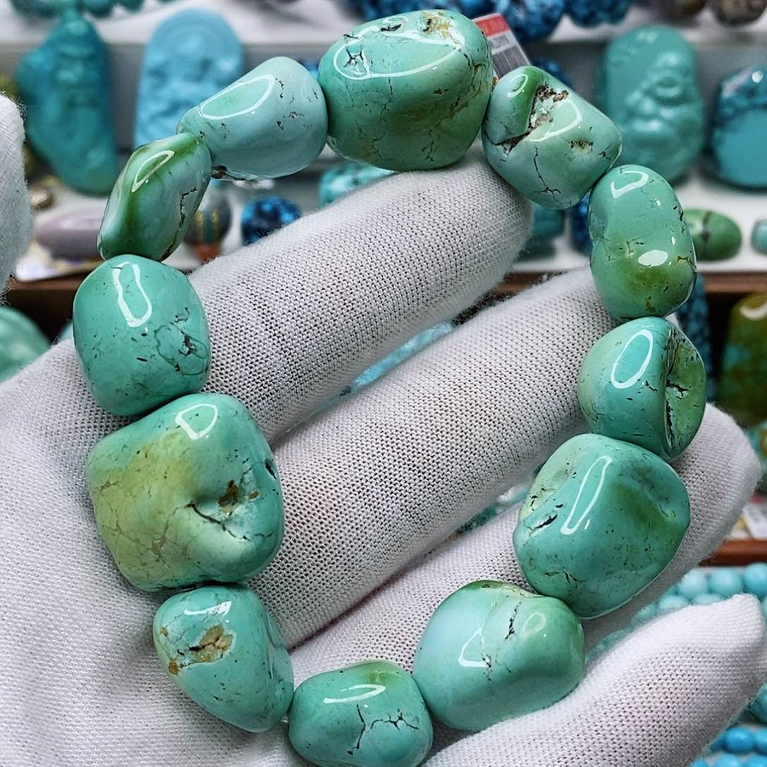 绿松石珠宝奇石未镶嵌