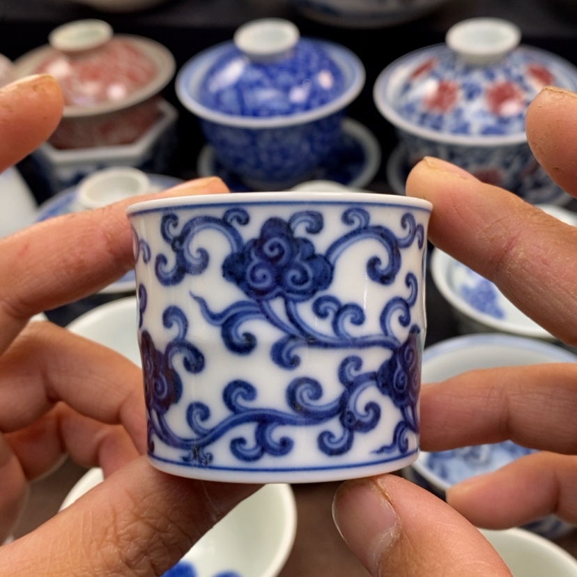 【闪购商品】景德镇青花主人杯