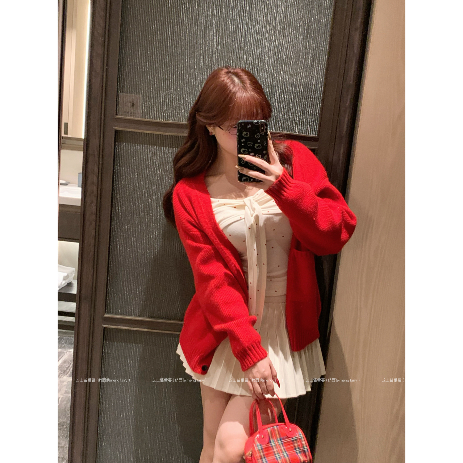 萌面侠芝士【枫叶浪漫】秋冬松弛感毛衣外套百搭老钱风女装5977A