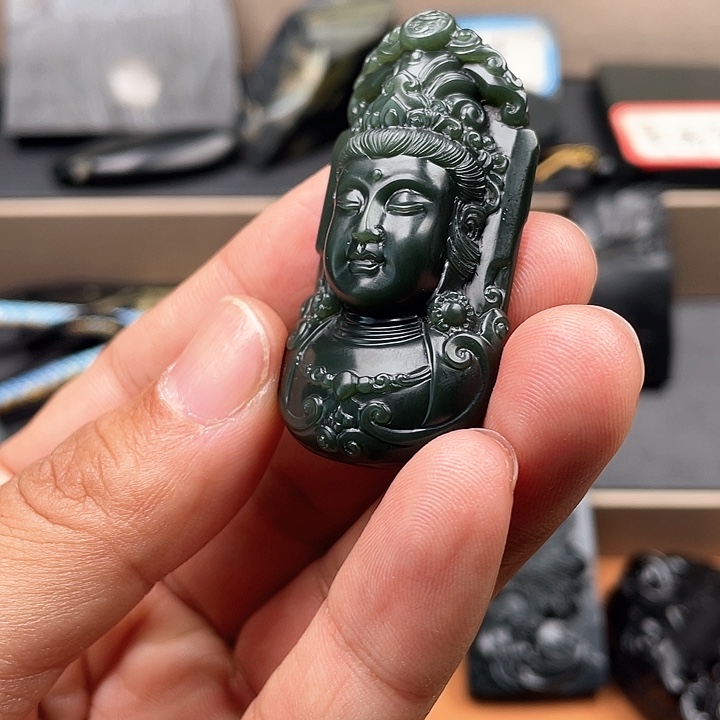 和田玉颈饰未镶嵌听**挥