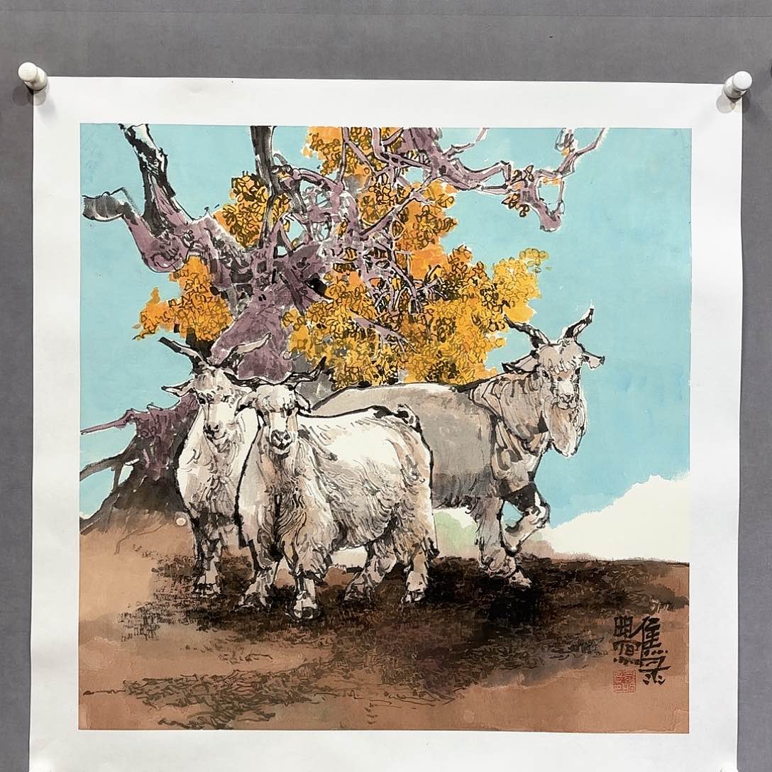 国画国画纯手绘作品请放心去藏