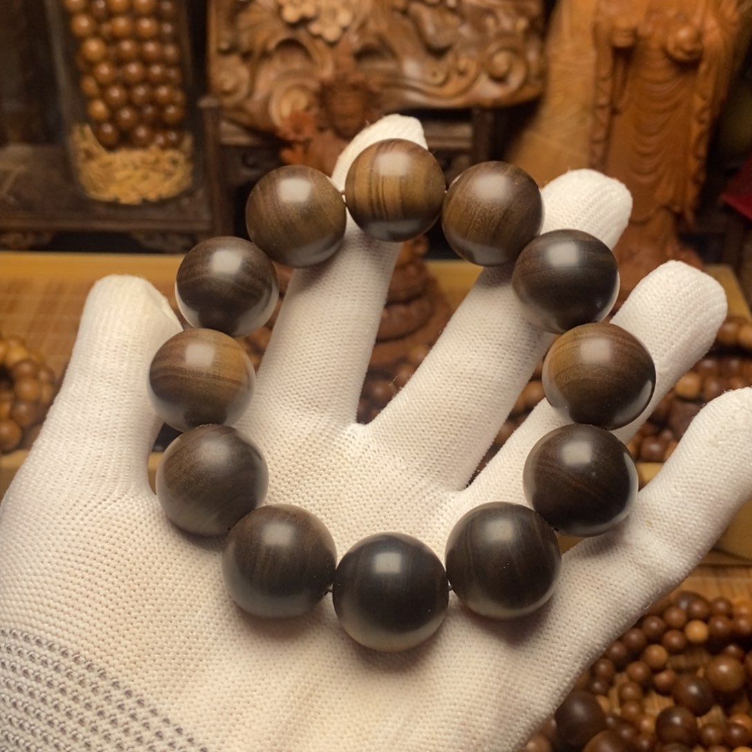 檀香木把件手串摆件