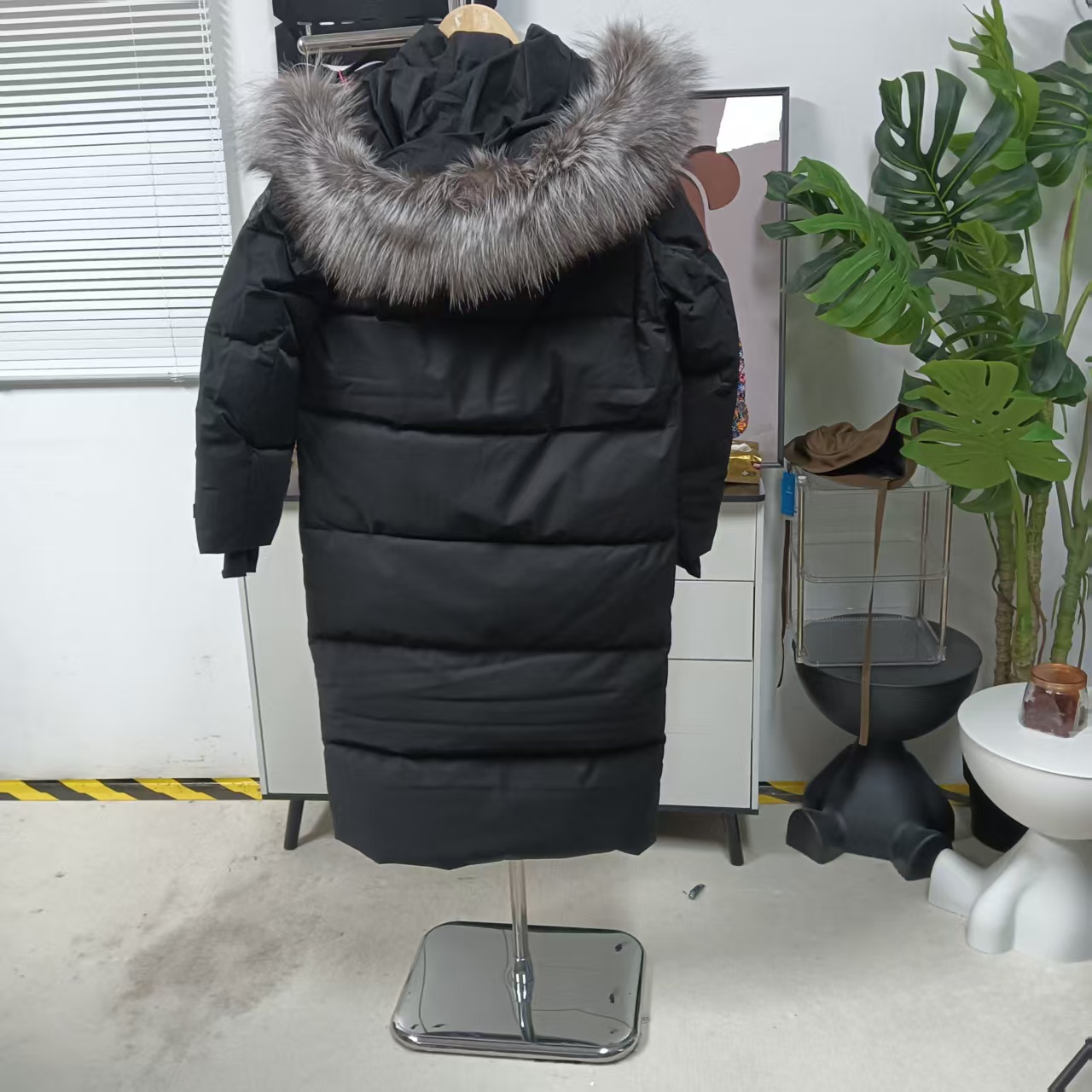 毛领长款御寒面YR服4501