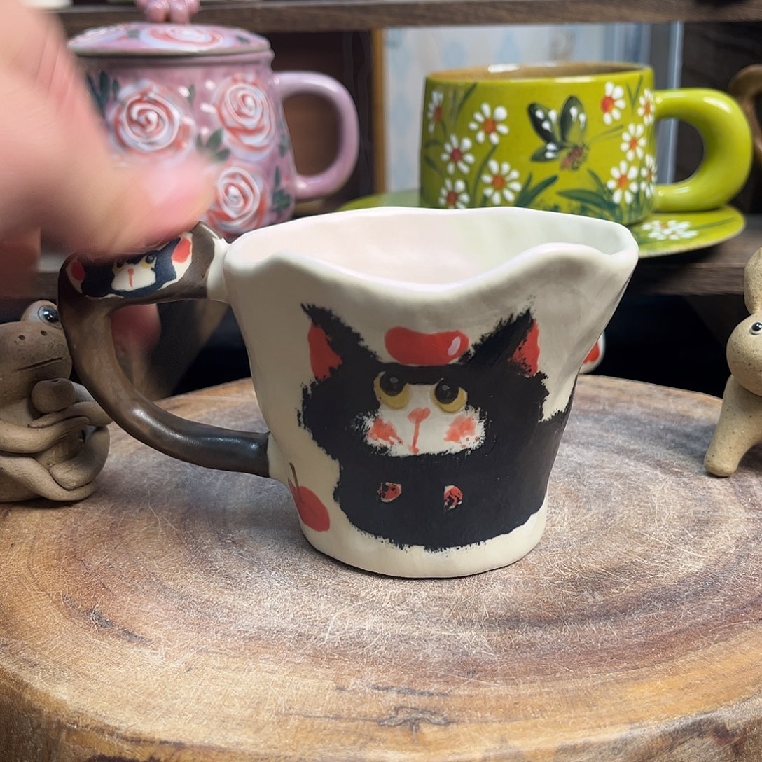 陶摆件哈哈你也太会说啦哈