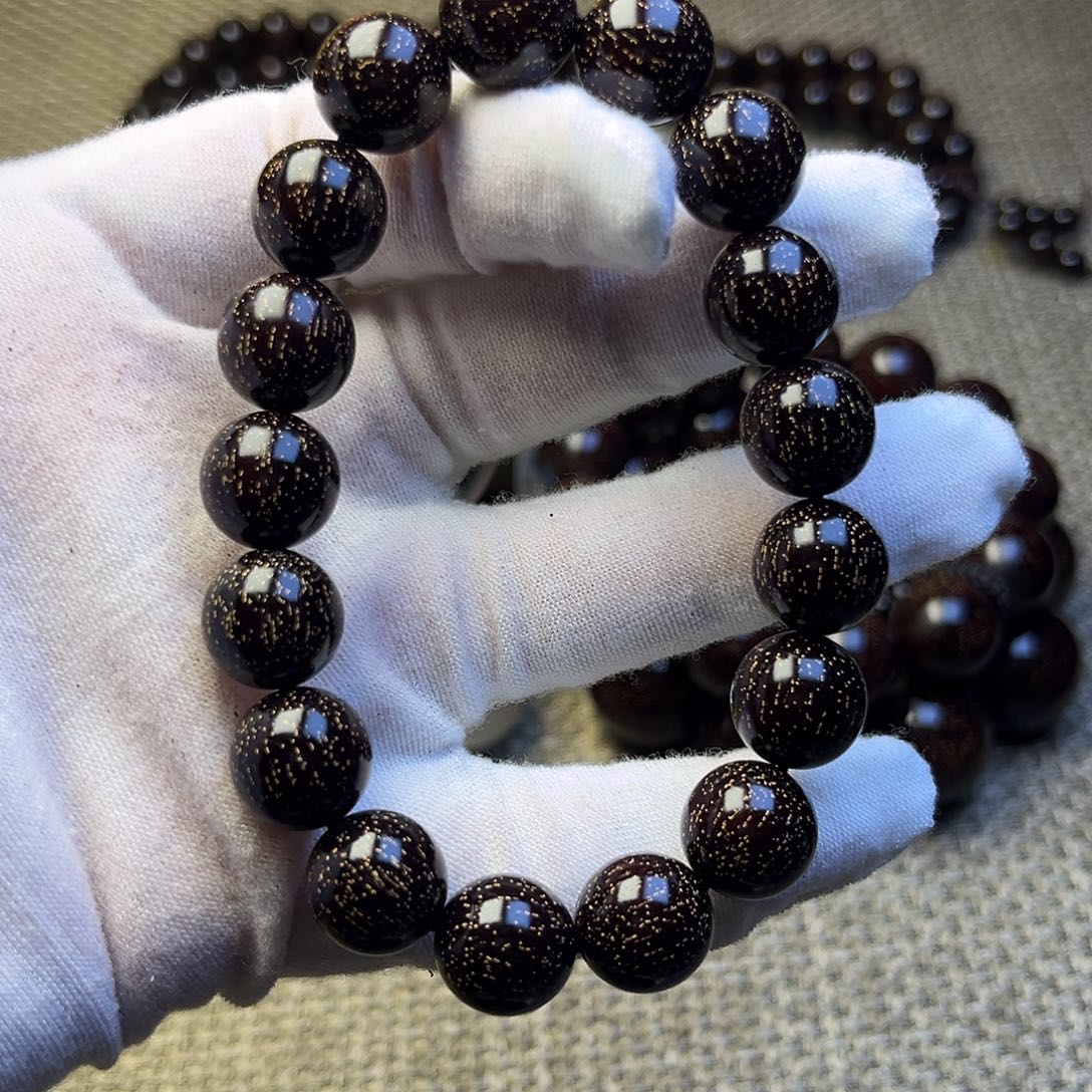 檀香紫檀（小叶紫檀）1.2 17颗爆星