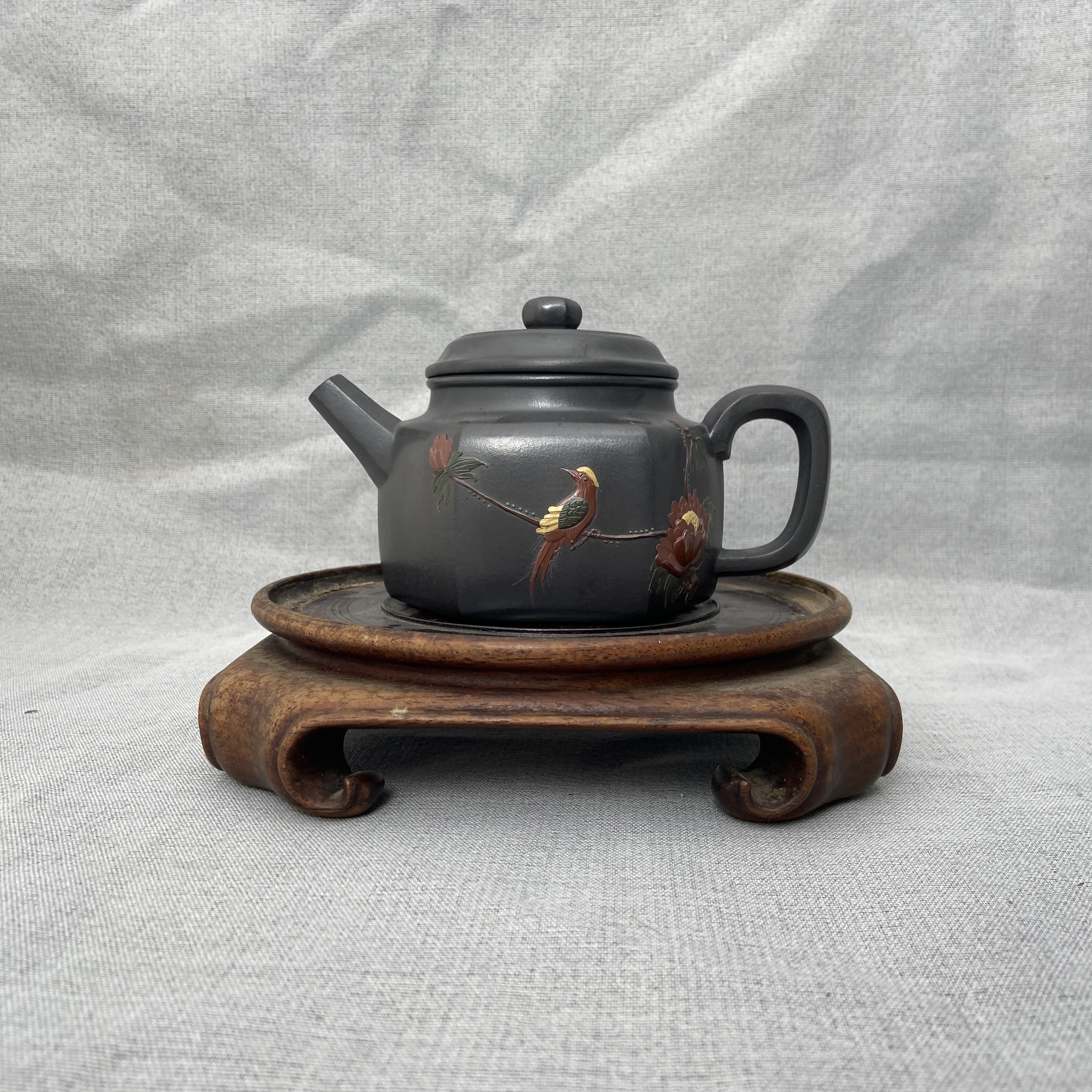 宜兴手工紫砂陶 茶壶GS3489-45