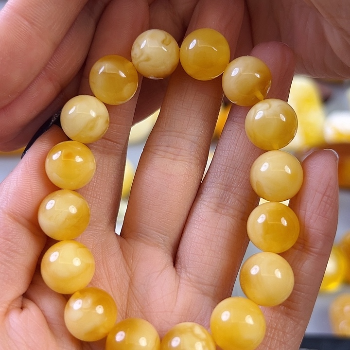 蜜蜡颈饰未镶嵌蜜蜡