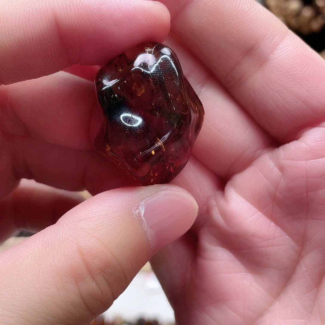 琥珀裸石未镶嵌小*米大