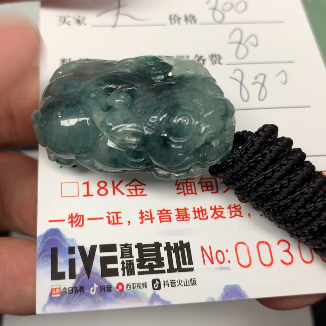 翡翠颈饰未镶嵌大****3