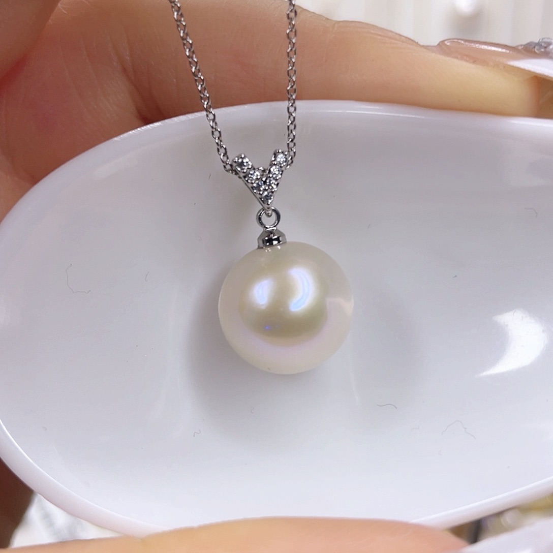 淡水珍珠未镶嵌吊坠(赠链)