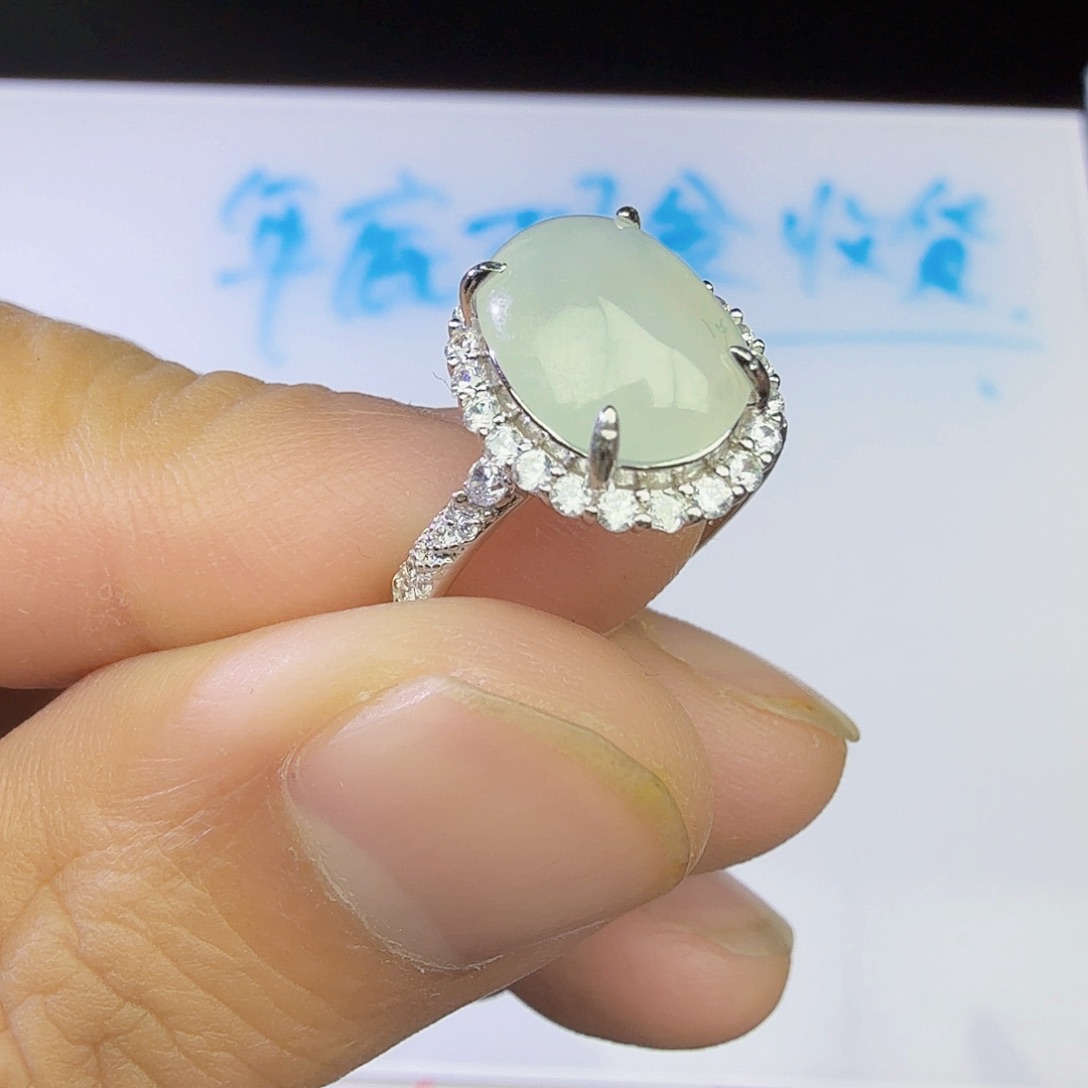 翡翠颈饰银S925镶嵌你