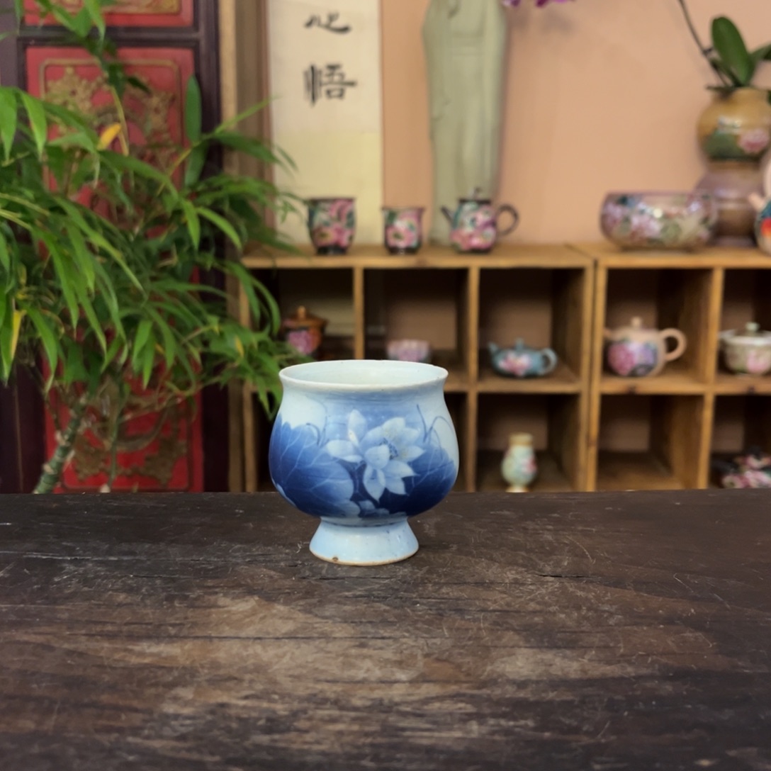 柴烧纯手工手绘陶瓷