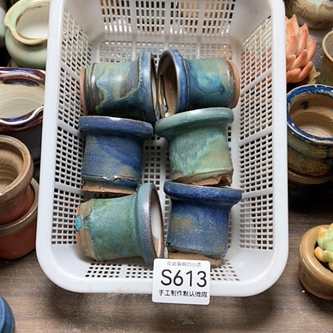 紫砂花盆613微瑕品口径5厘米左右有一点点小磕碰