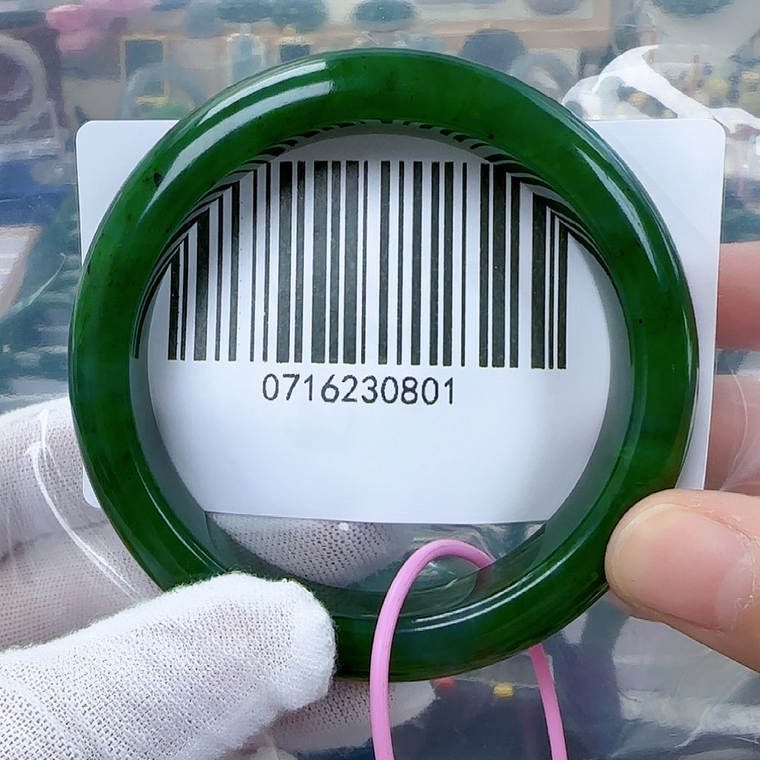 和田玉（碧玉）手镯未镶嵌5657