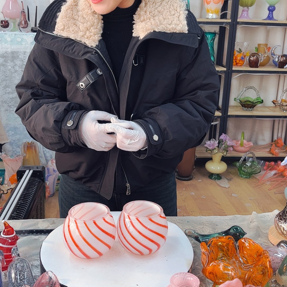 一对杯 福利家悦琉璃品