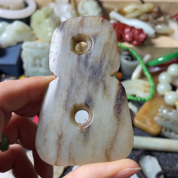 和田玉未镶嵌吊坠(不含链)