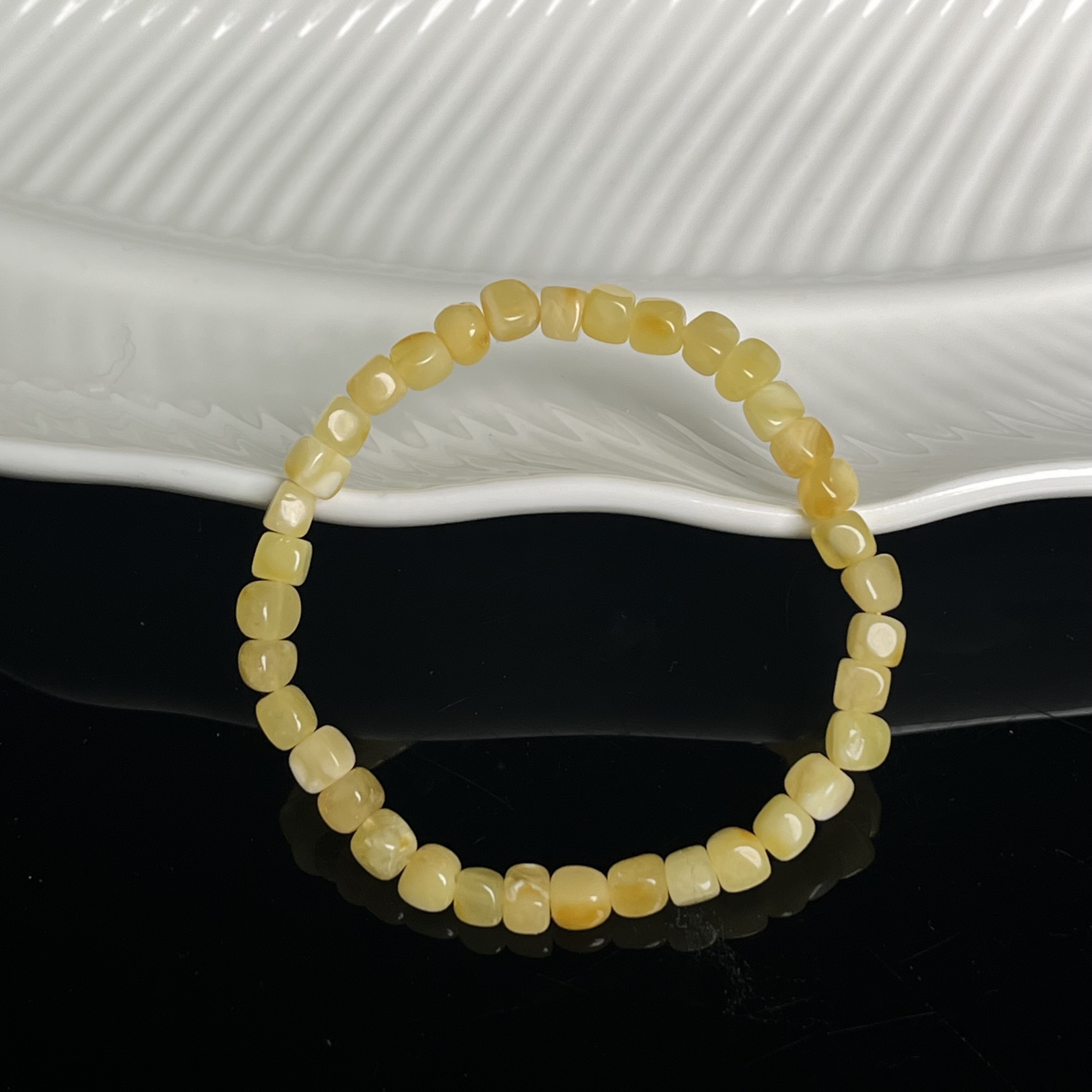 白花蜜方糖手串S418多样性发其一女士礼物