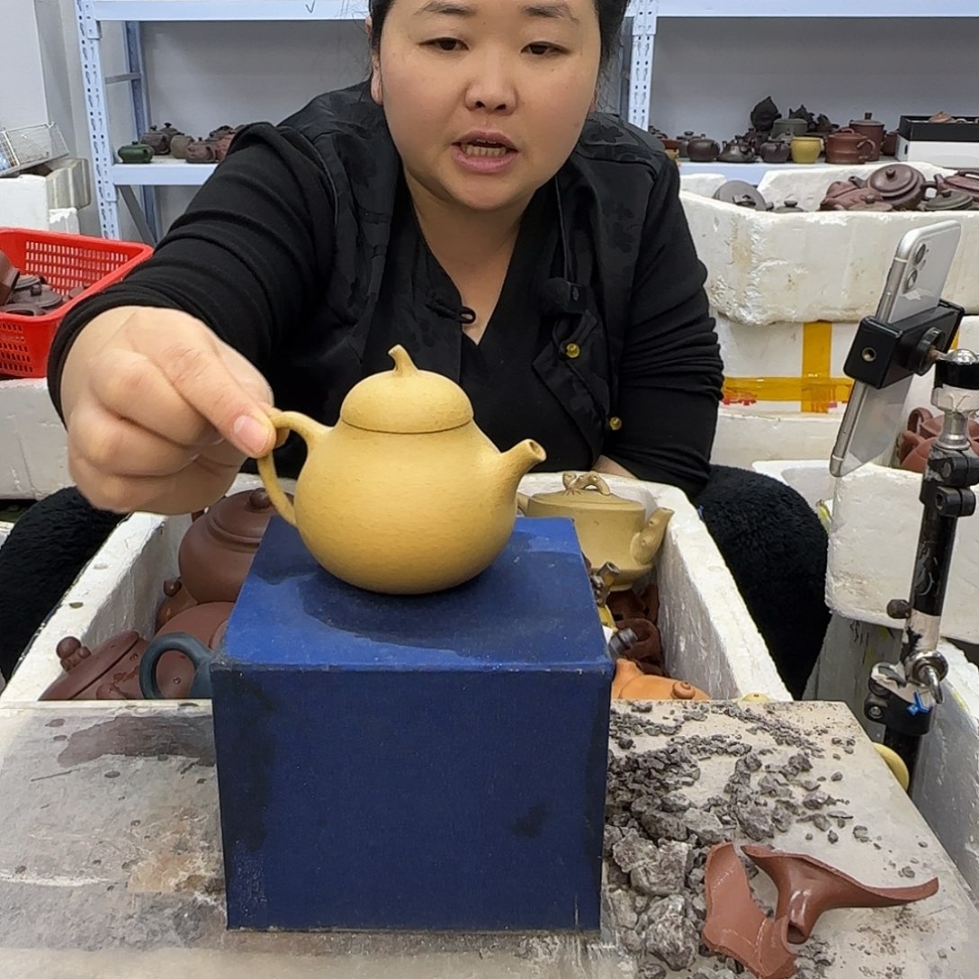 紫砂茶壶宜兴紫砂壶瑕疵处理