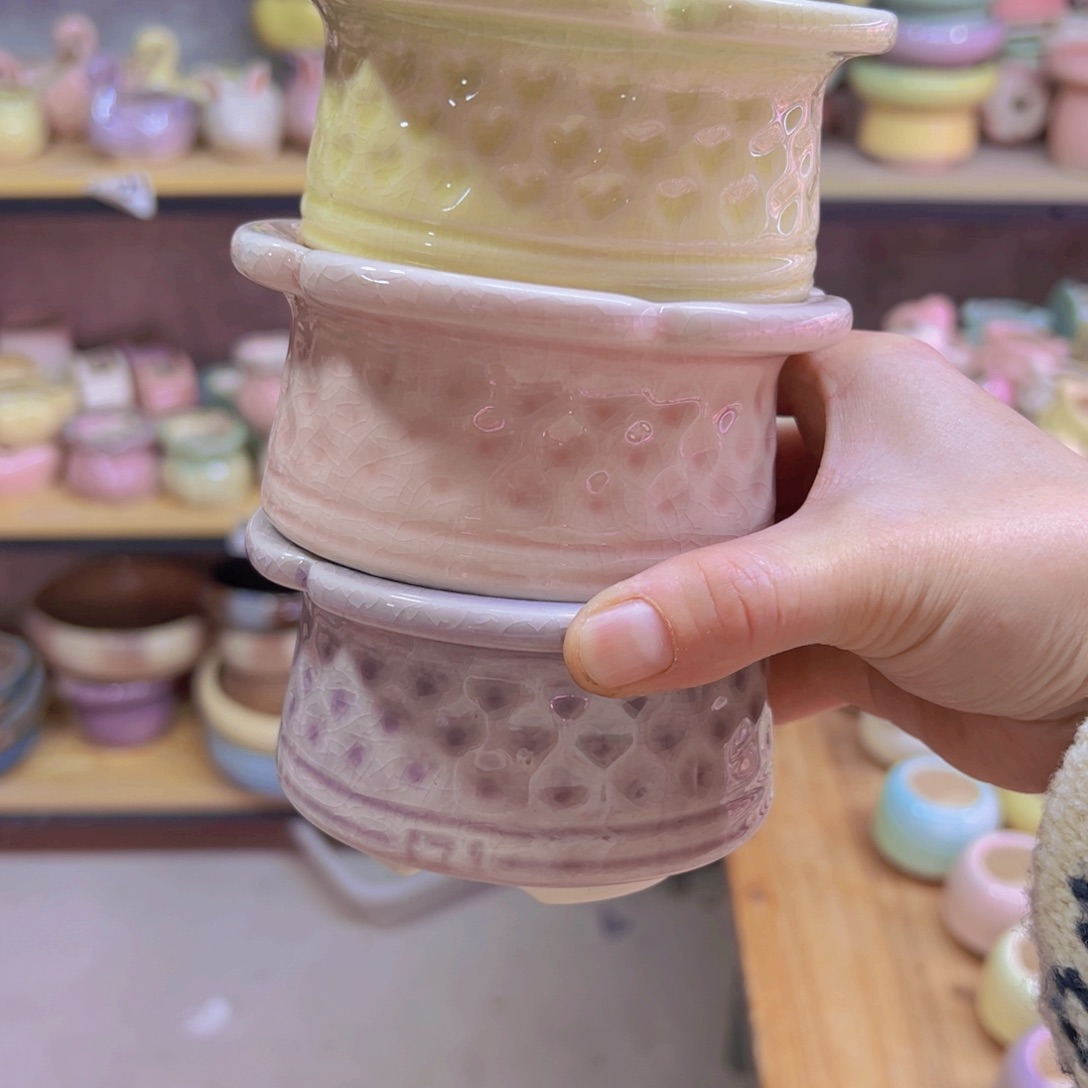 陶瓷花盆当场凑满12包邮