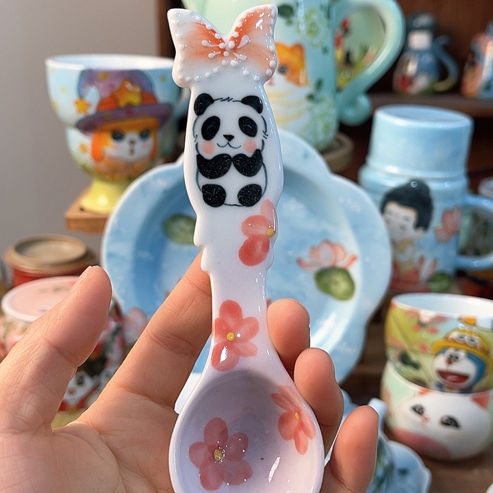 陶景德镇釉下手绘陶瓷 