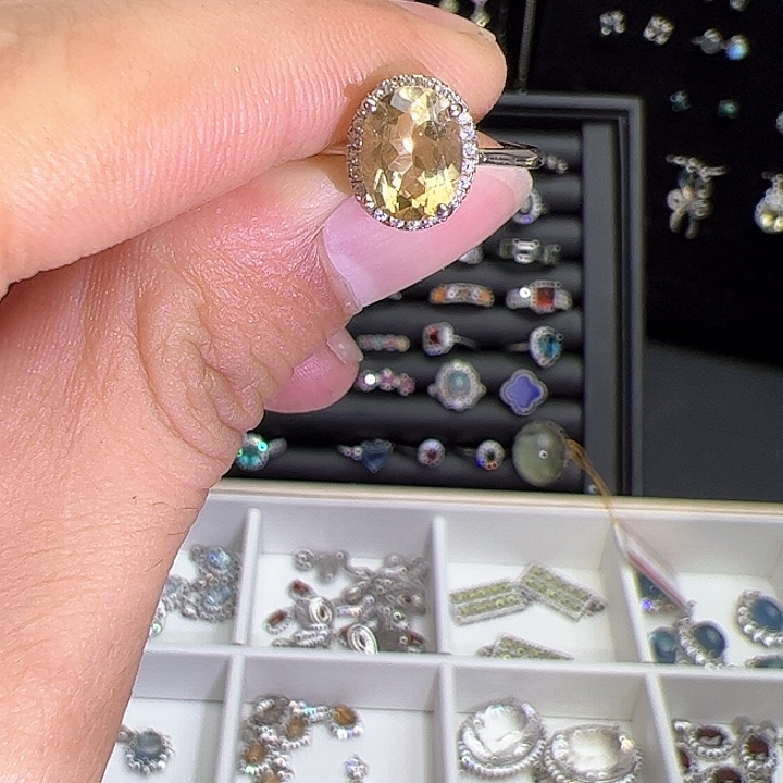 紫晶珠宝半成品未镶嵌