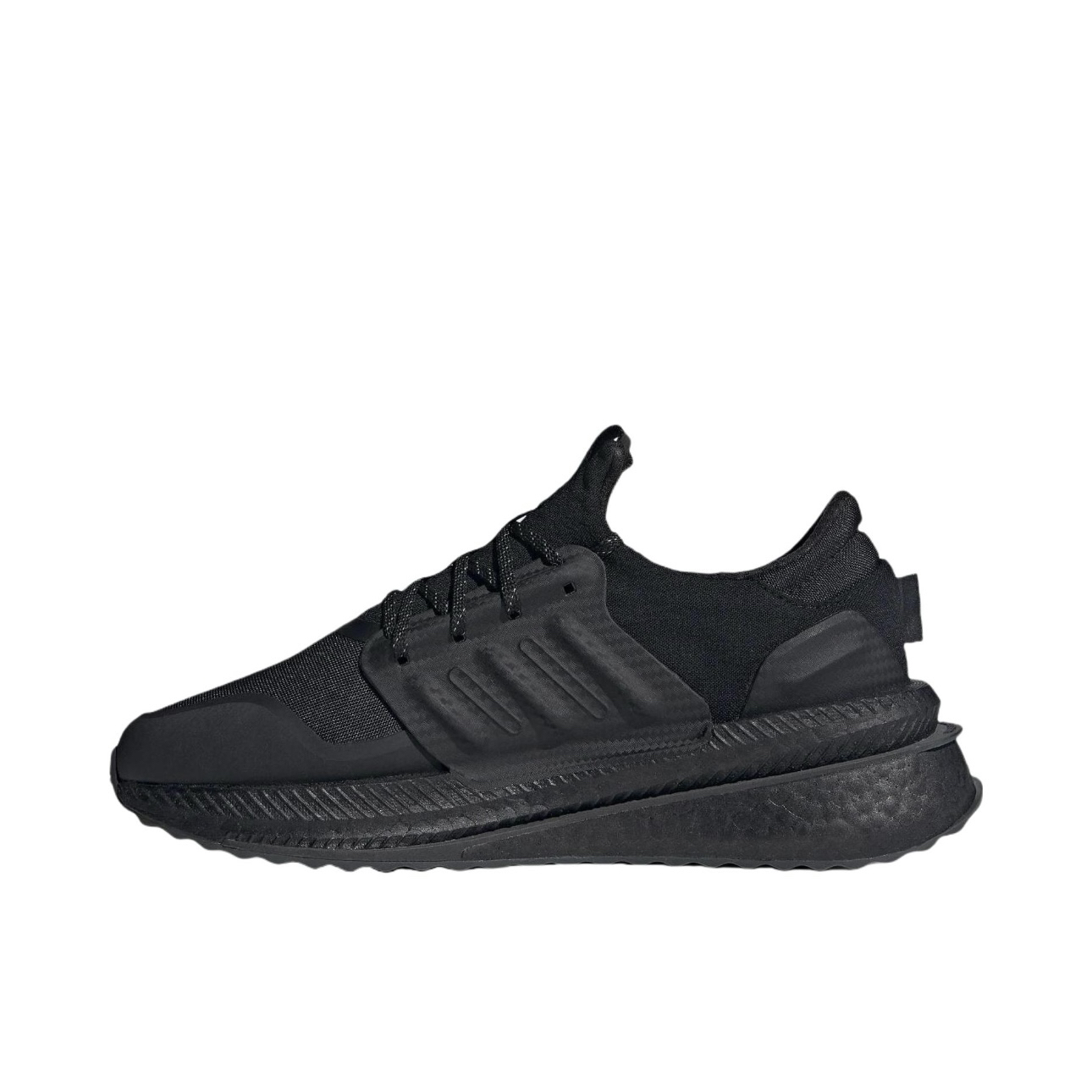 adidas 百搭舒适低帮 休闲城市通勤跑步鞋 男款 黑色ID9582