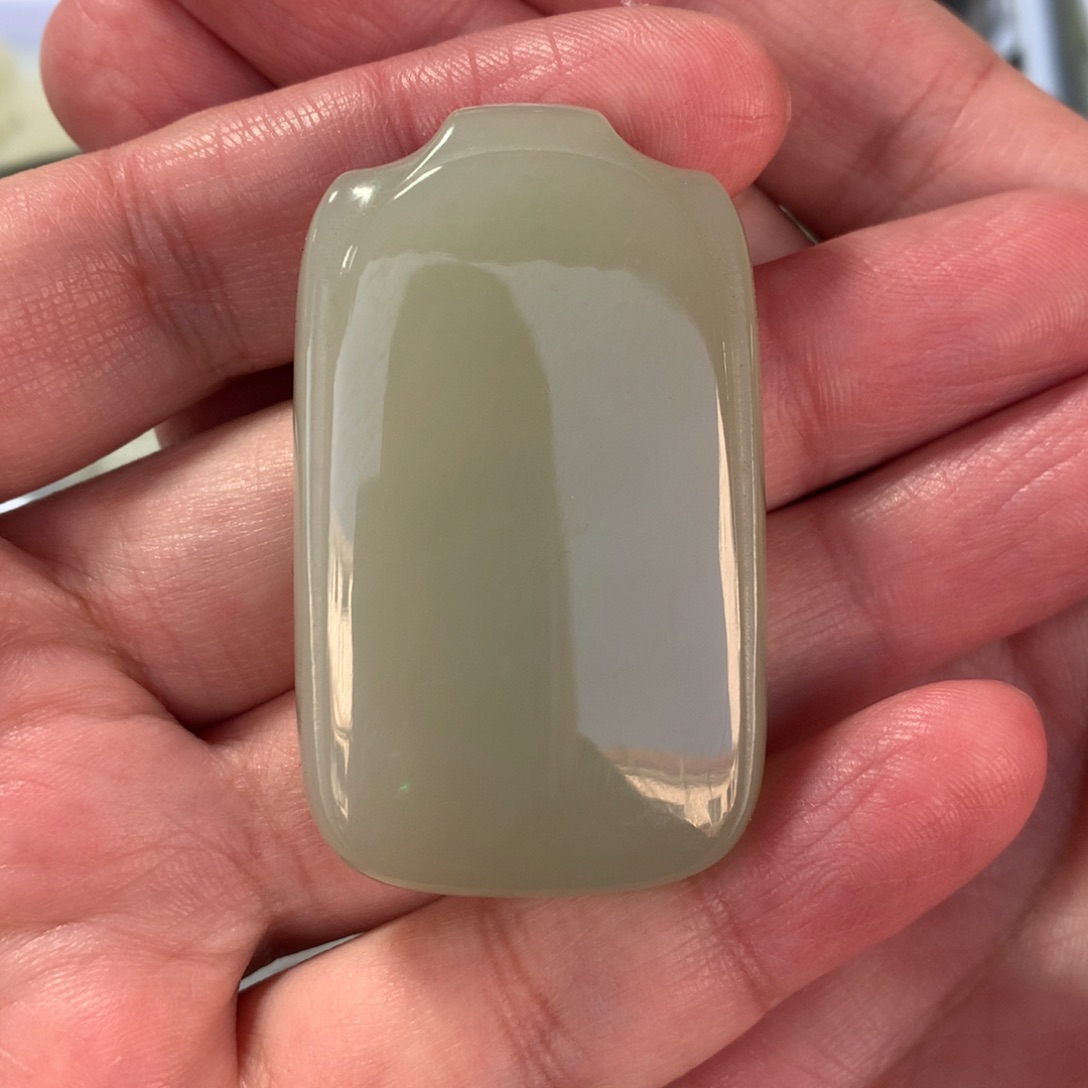 和田玉未镶嵌吊坠(不含链)