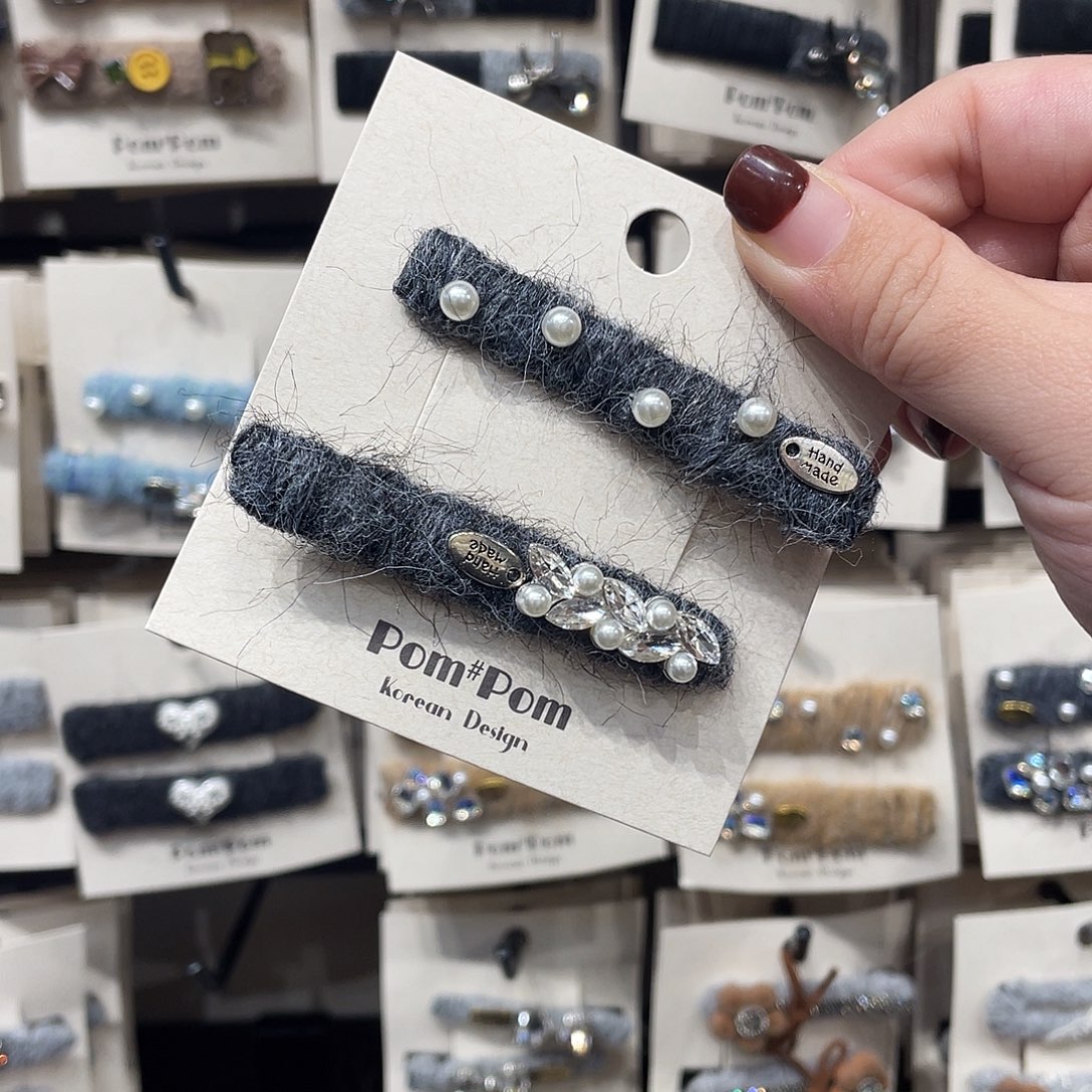 布艺非金属鸭嘴夹