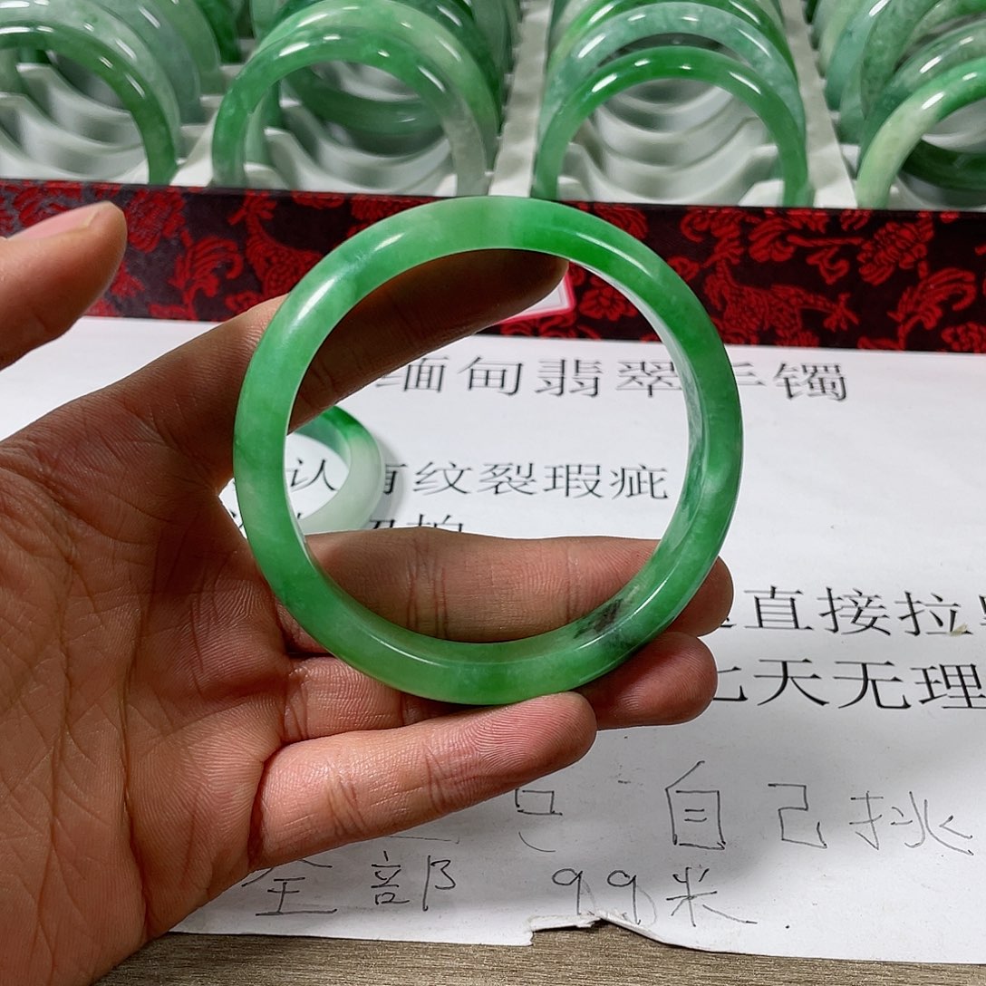 翡翠未镶嵌手镯翡翠手镯翡翠手镯