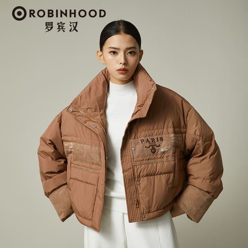 罗宾汉冬季都市时尚短款羽绒服-R238Y51037