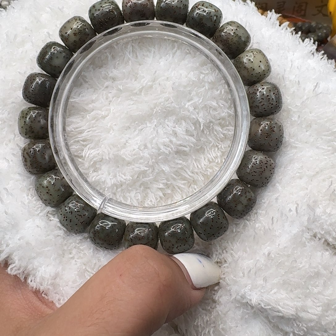 星月菩提手串40王者绿星月菩提11桶单圈