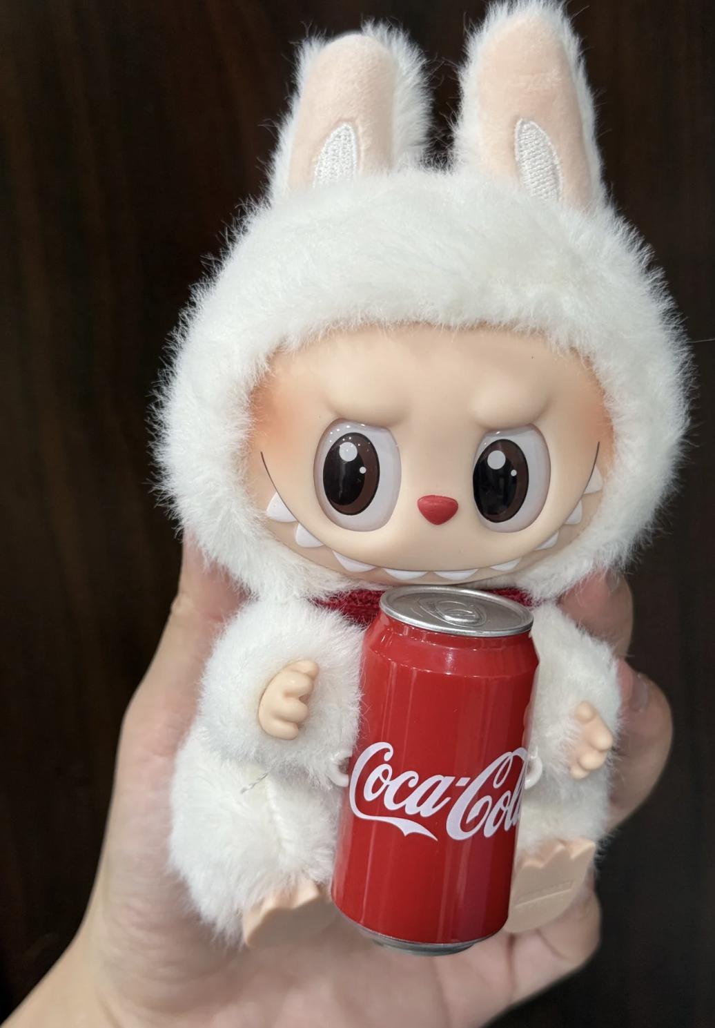 可乐系列快乐因子搪胶毛绒挂件