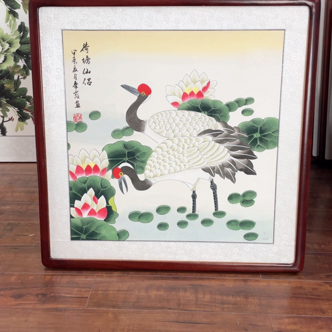 国画带框尺寸63*63厘米