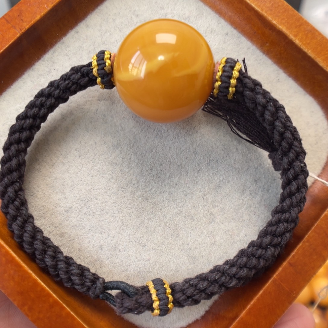 蜜蜡未镶嵌手绳蜜蜡