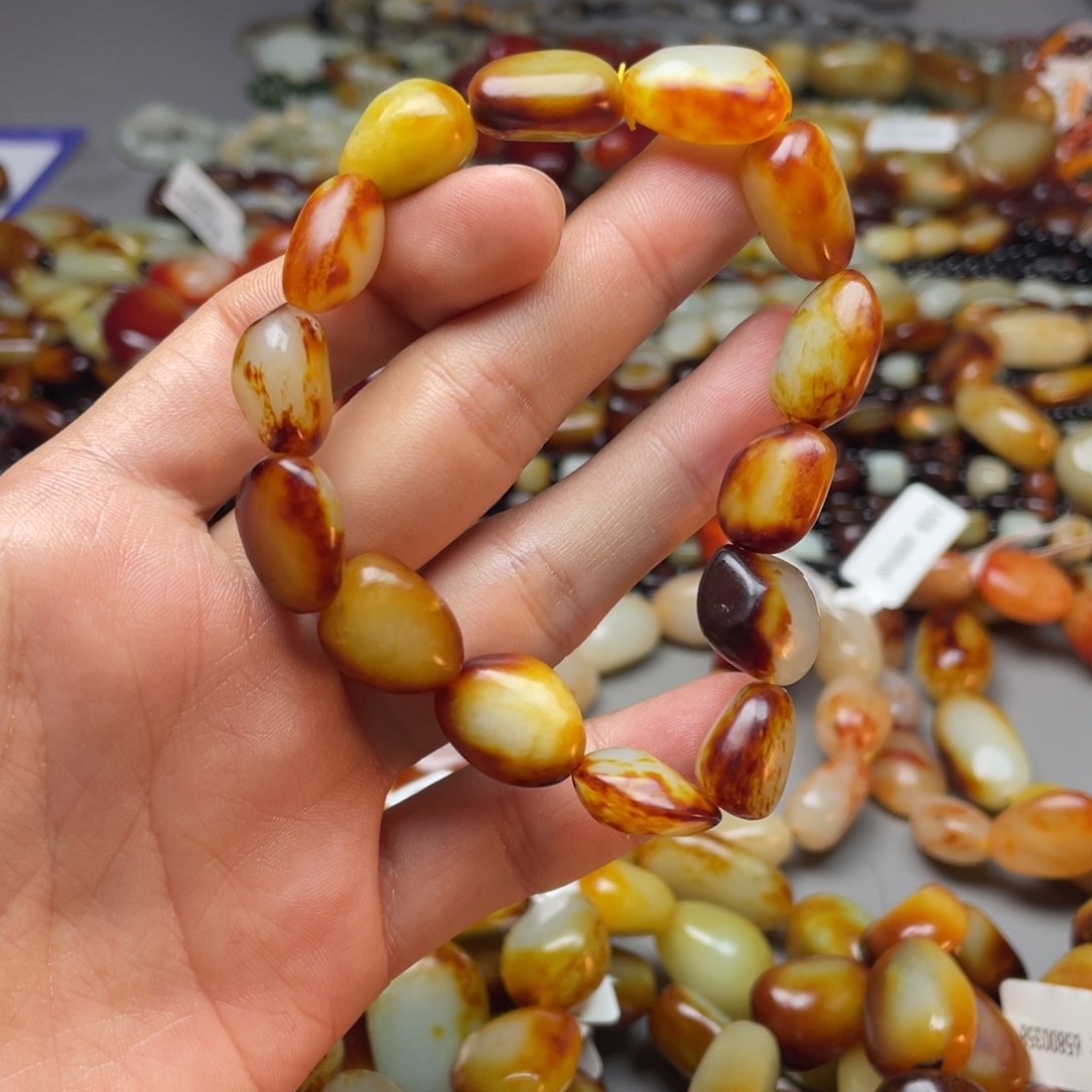 和田玉手链未镶嵌