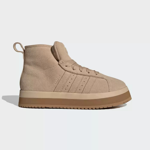 adidas阿迪达斯三叶草女子2025冬季新品保暖厚底运动休闲鞋JR3735
