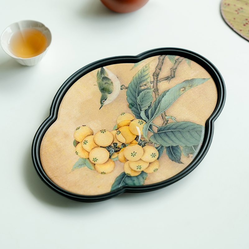 （阿萌茶事）吸水干泡盘枝上枇杷