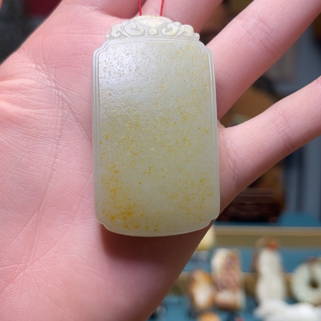 影***心和田玉未镶嵌挂件