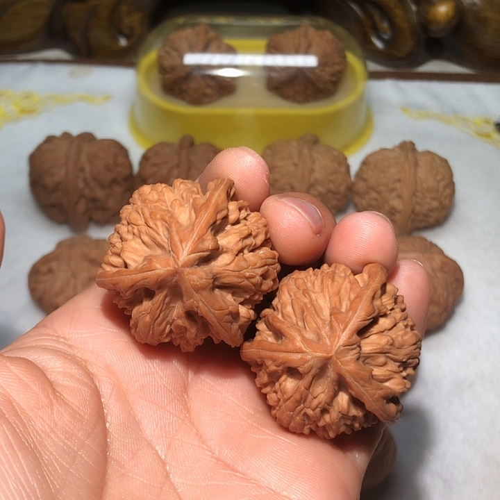 文玩核桃把件36文山奔