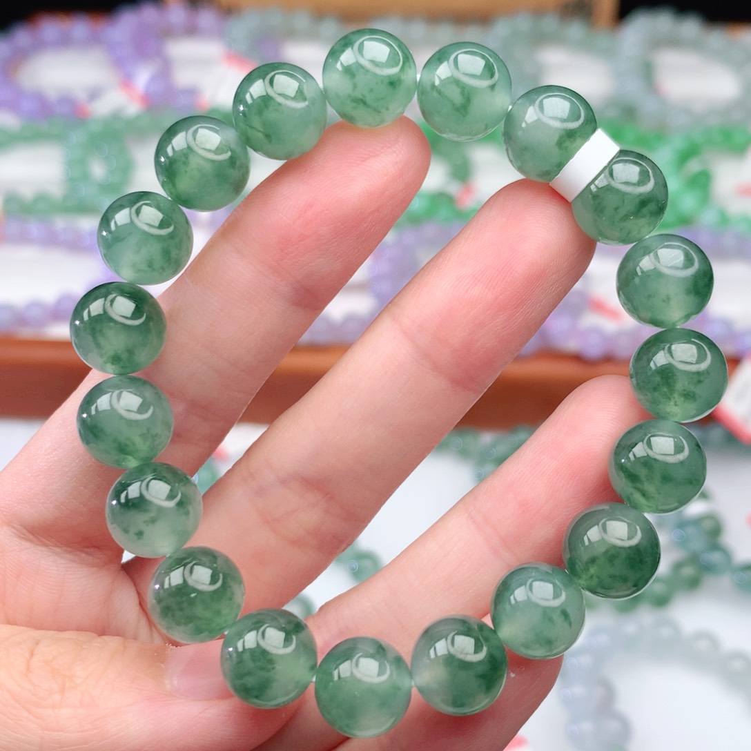 翡翠手链未镶嵌翡翠10mm