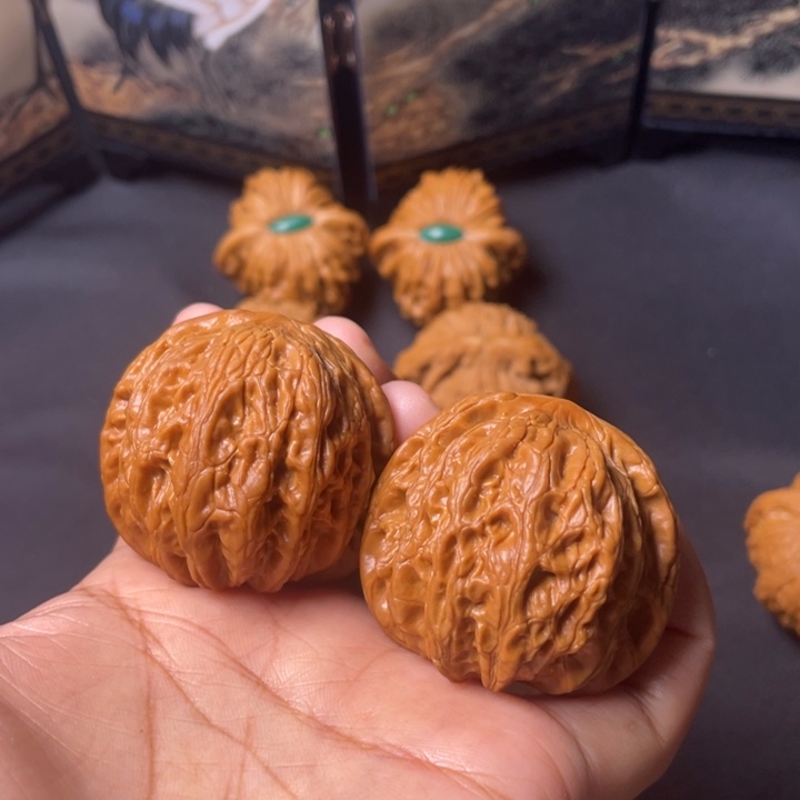 及***、把件文玩核桃41铁锤