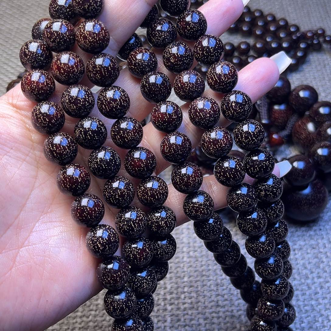 檀香紫檀（小叶紫檀）1.2 108颗爆星