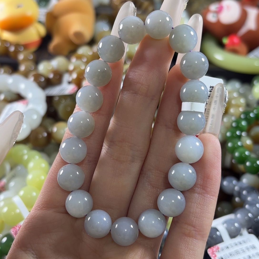 和田玉未镶嵌手链393