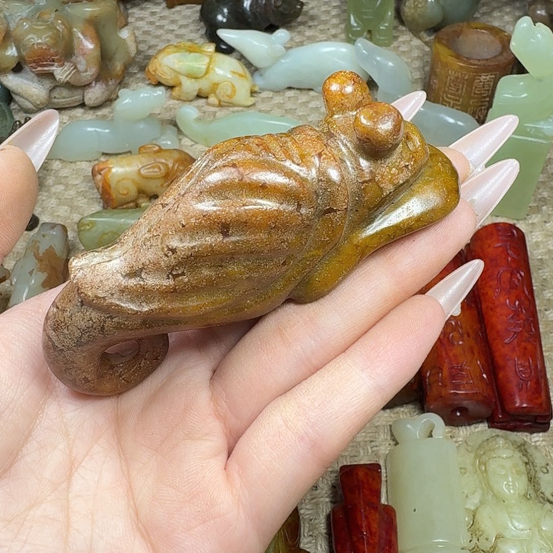 白玉菩提吊坠挂件