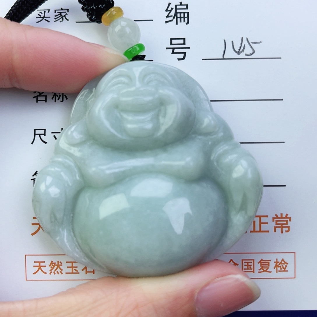 翡翠颈饰未镶嵌佛公
