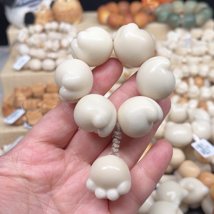 菩提根/象牙果手串2-13-25 猫爪瑕