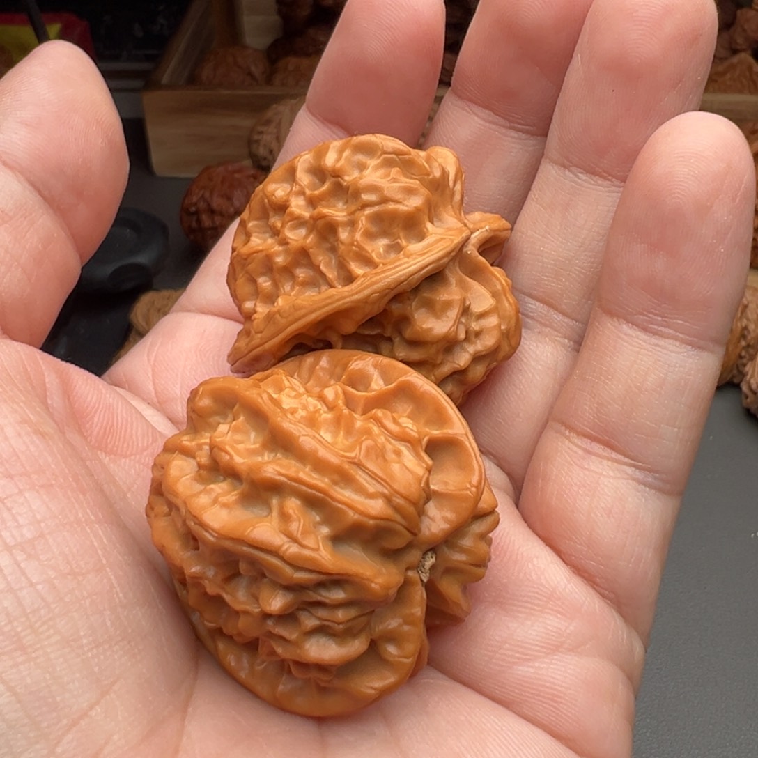 这***玩文玩核桃把件磐石