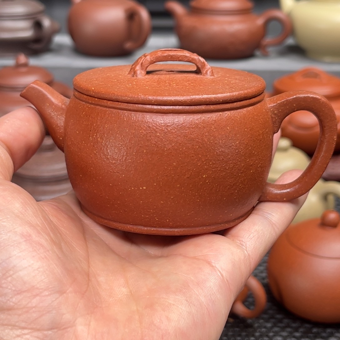 紫砂茶壶紫砂紫砂红降坡