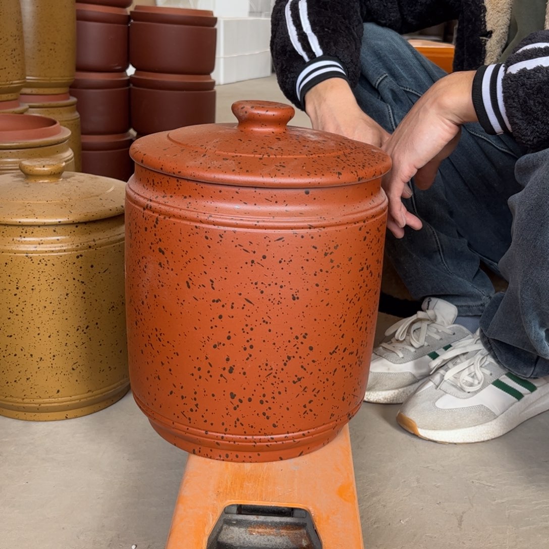 茶叶罐紫砂10 饼茶叶罐